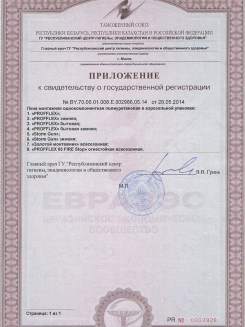 2015.03.25 Новошахтинск - Приложение к сертификату, Профили поливинилхлоридные системы Rehau.