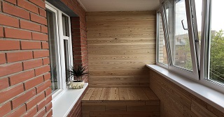 Отделка, остекление, утепление балконов в Новошахтинске от 211 руб. м/2.